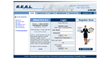 Tablet Screenshot of go-real.com
